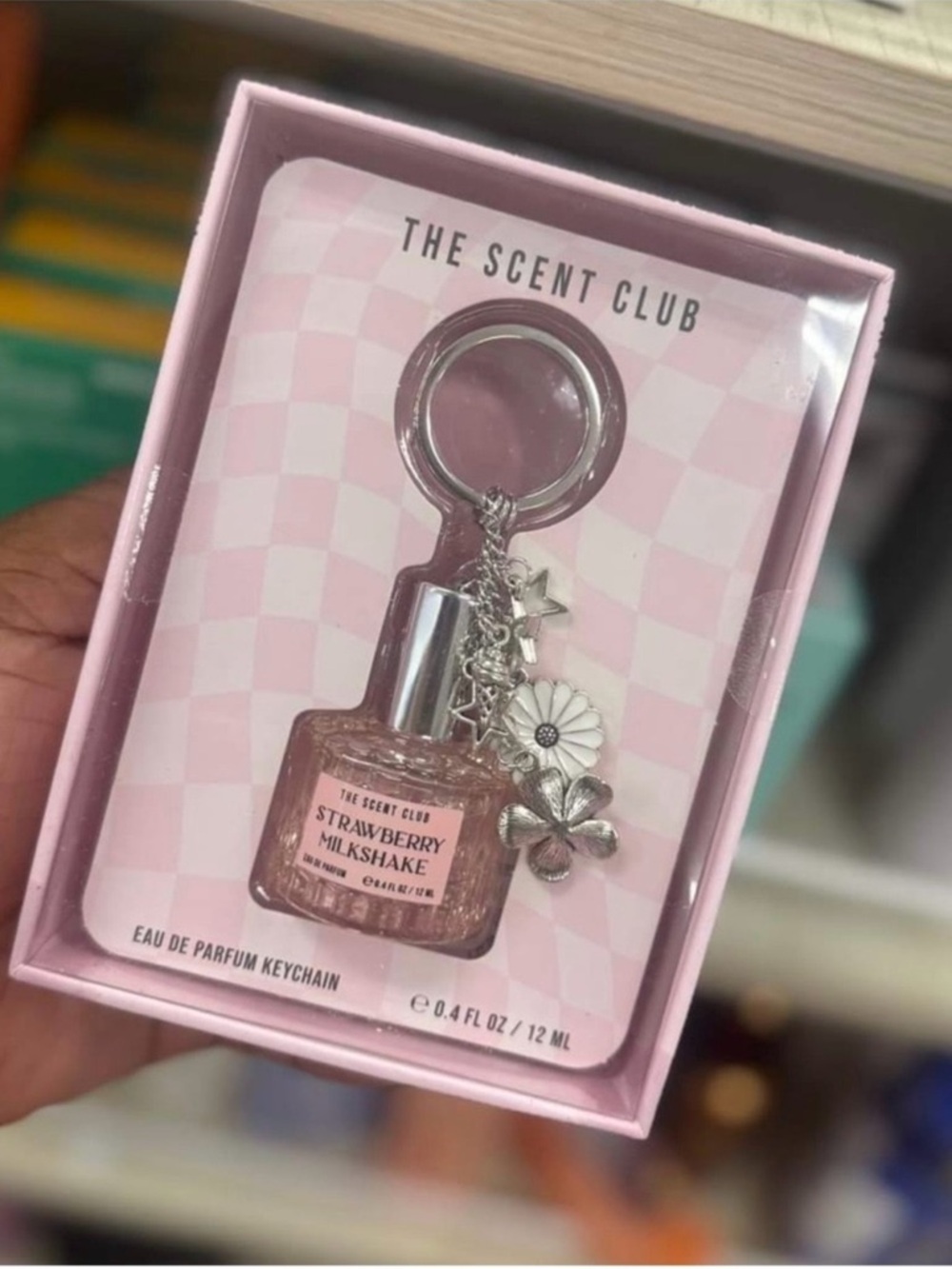 Strawberry Milkshake The Scented Club Roller Perfume  Keychain Bag Charm